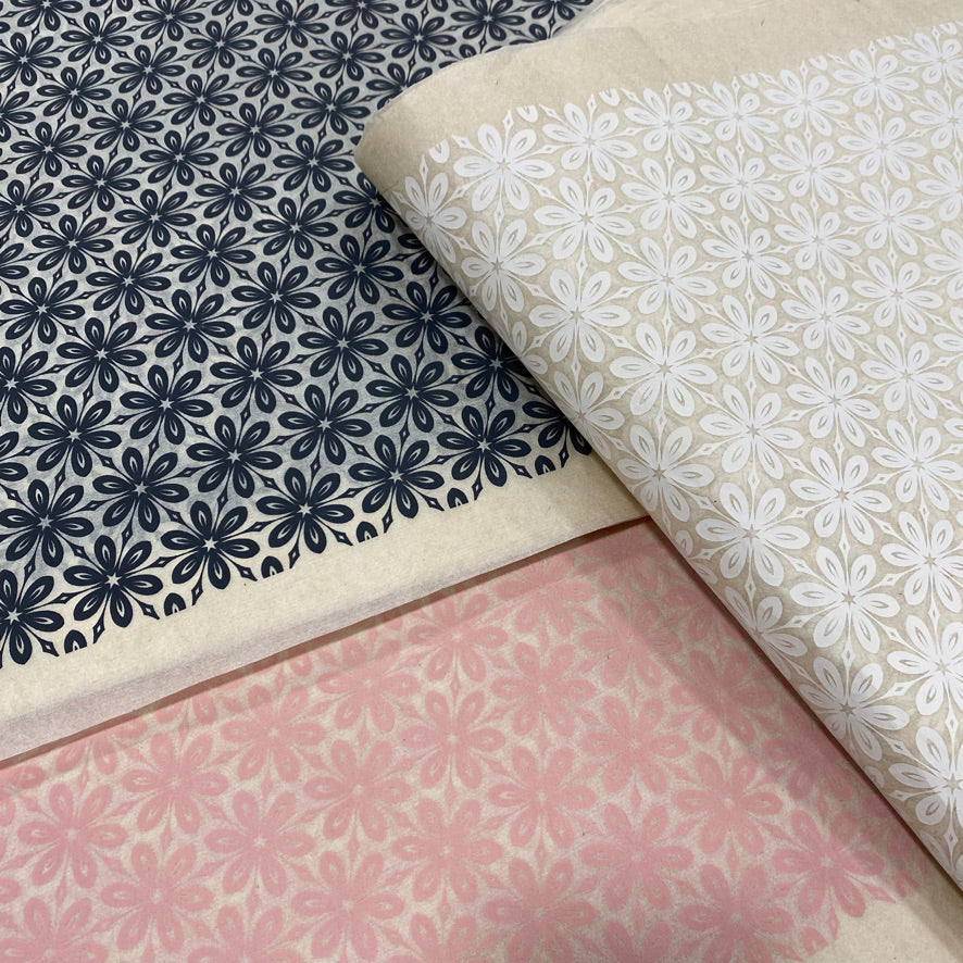 Floral Wallpaper - Underglaze Transfer Sheet