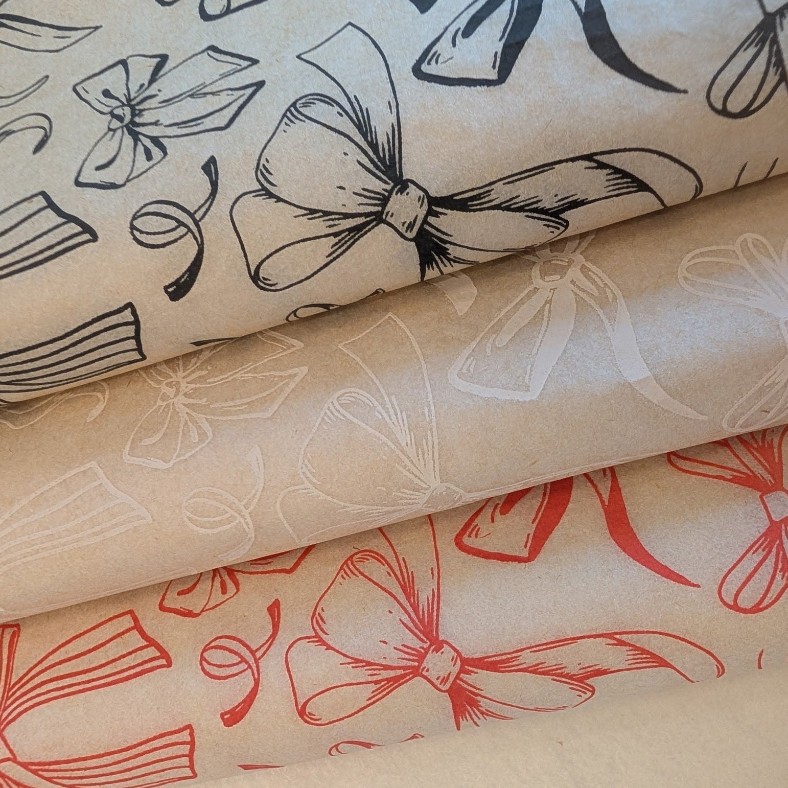Bows - Underglaze Transfer Sheet