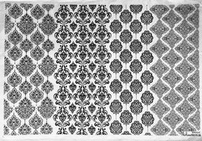 Baroque - Underglaze Transfer Sheet