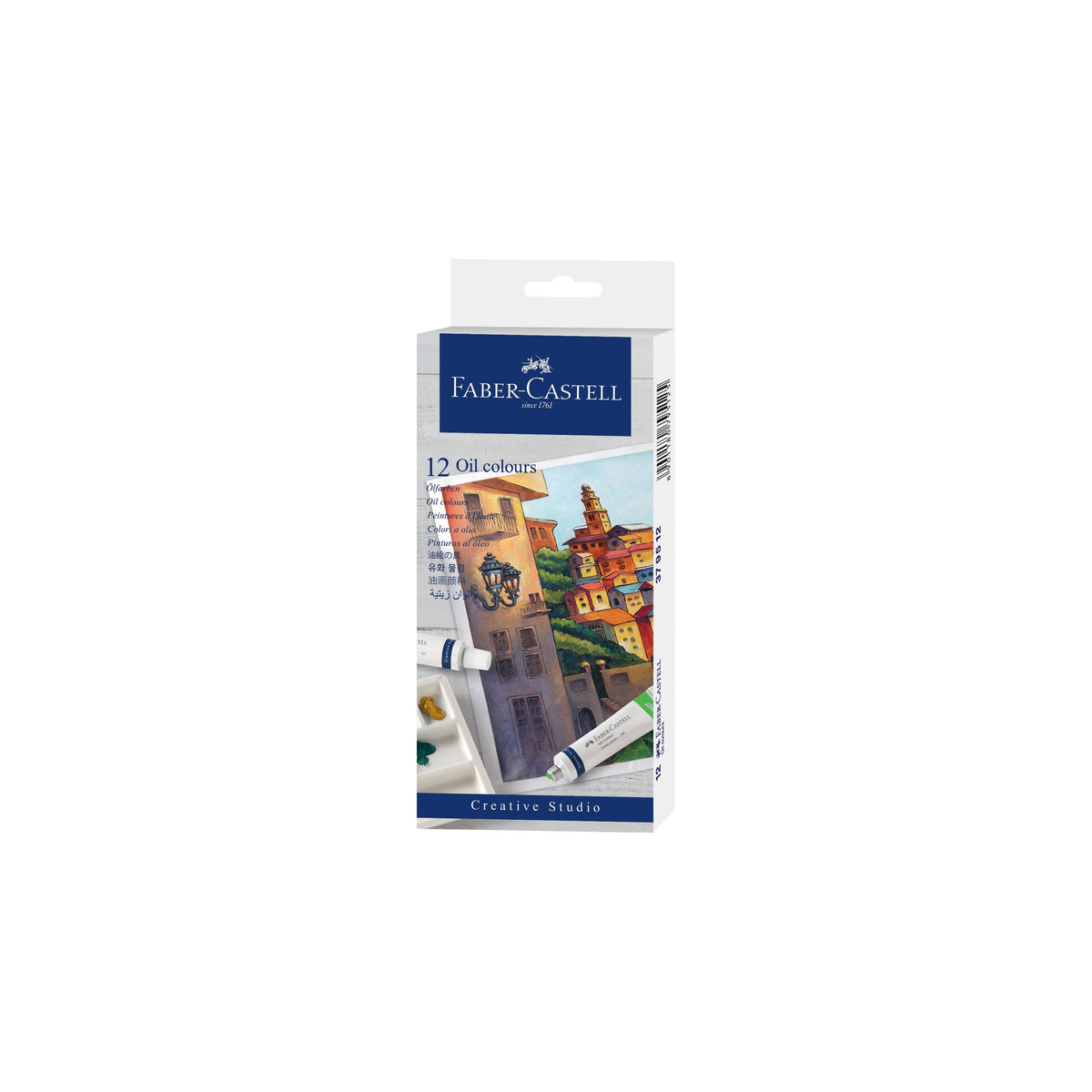 Artist's Oil Paints, Set of 12 Tubes