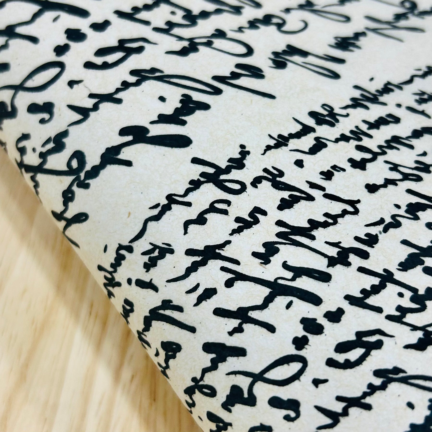 Cursive - Underglaze Transfer Sheet