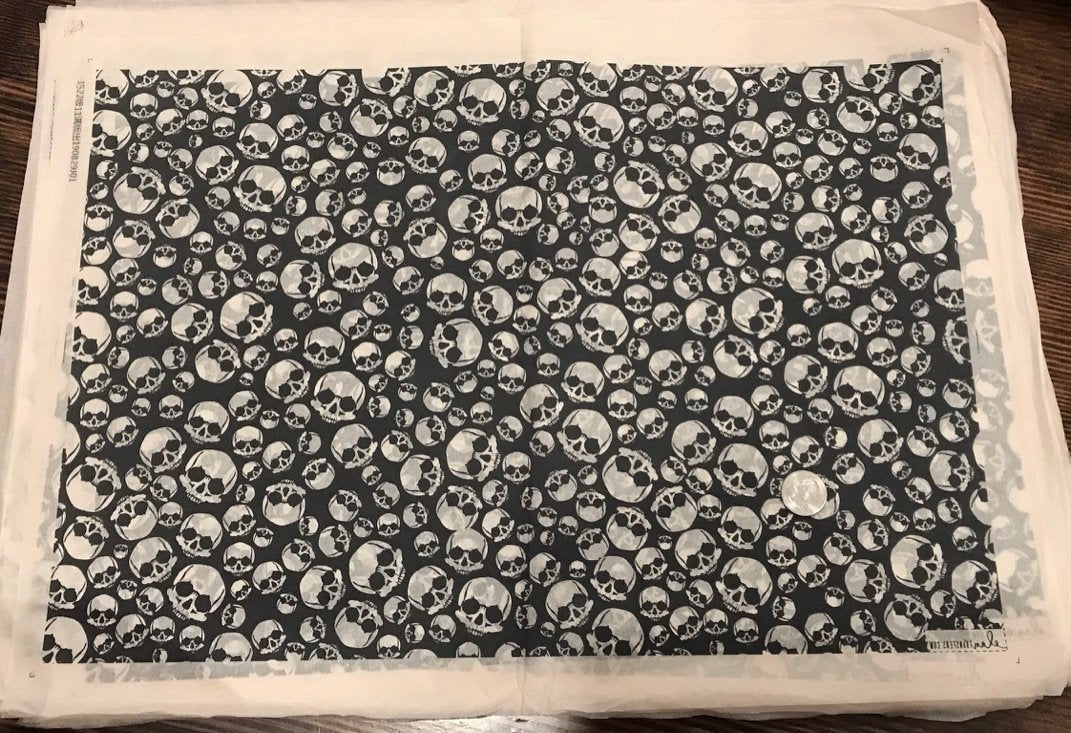 Skulls Little - Underglaze Transfer Sheet