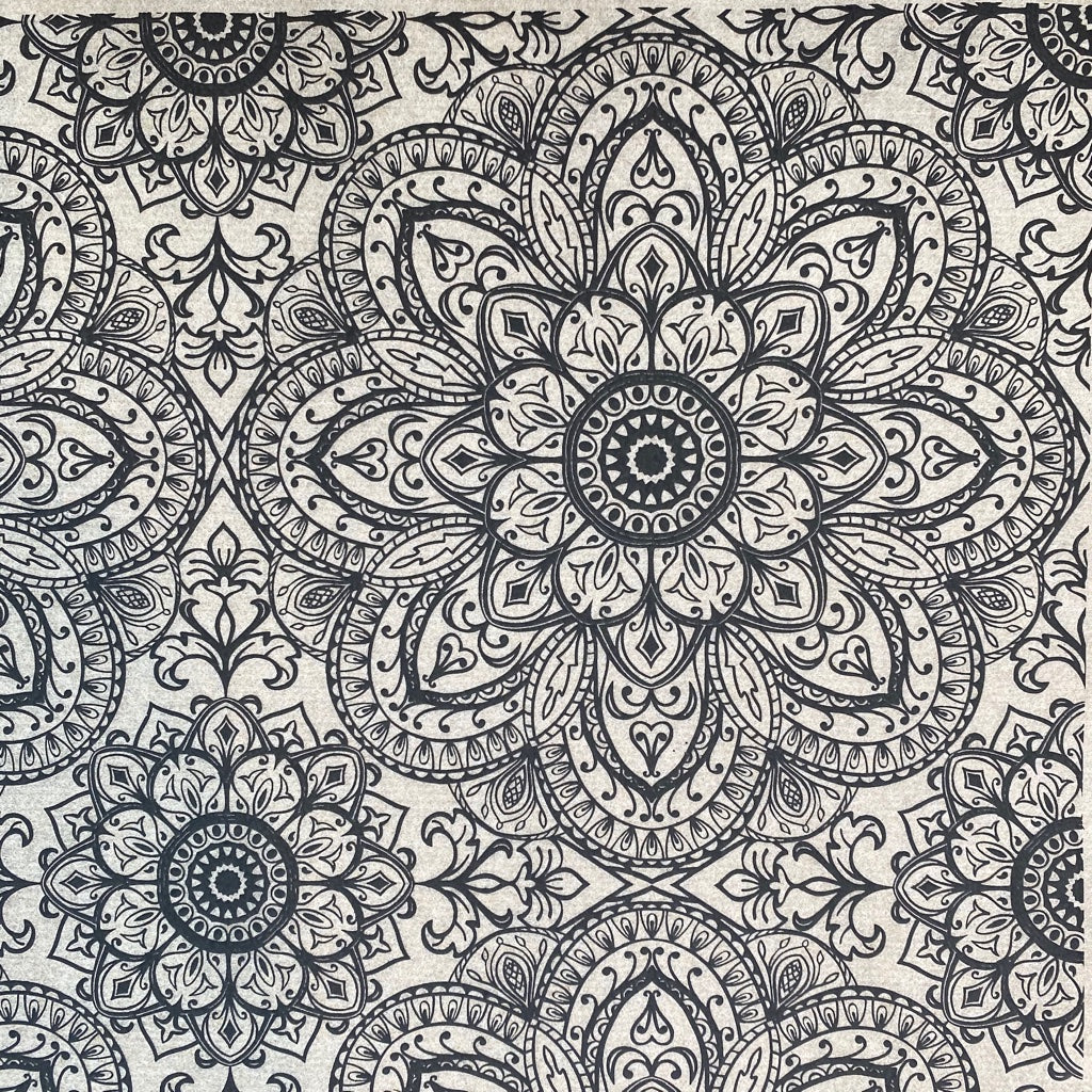 Mandala (closed center) - Underglaze Transfer Sheet