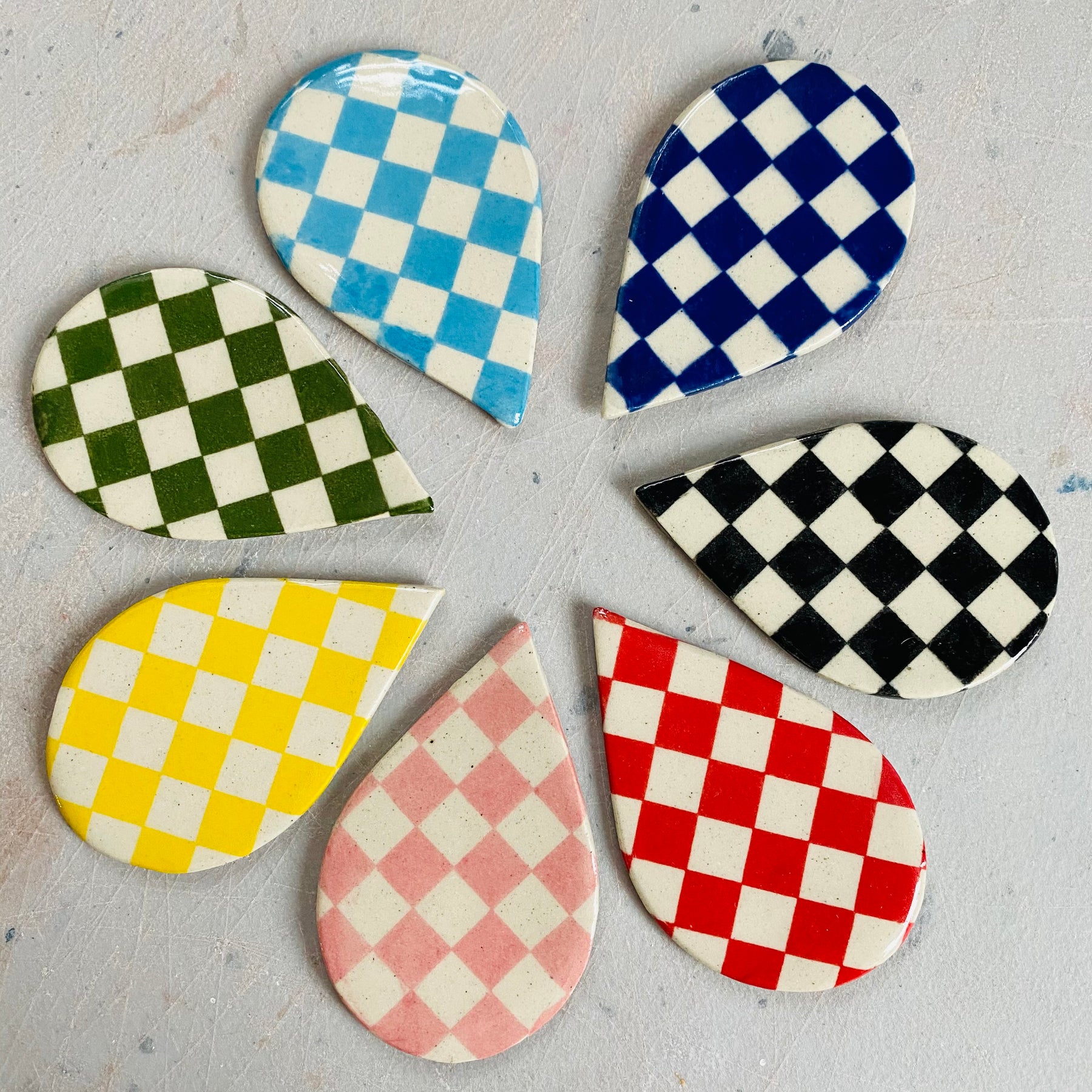 Checkerboard - Underglaze Transfer Sheet